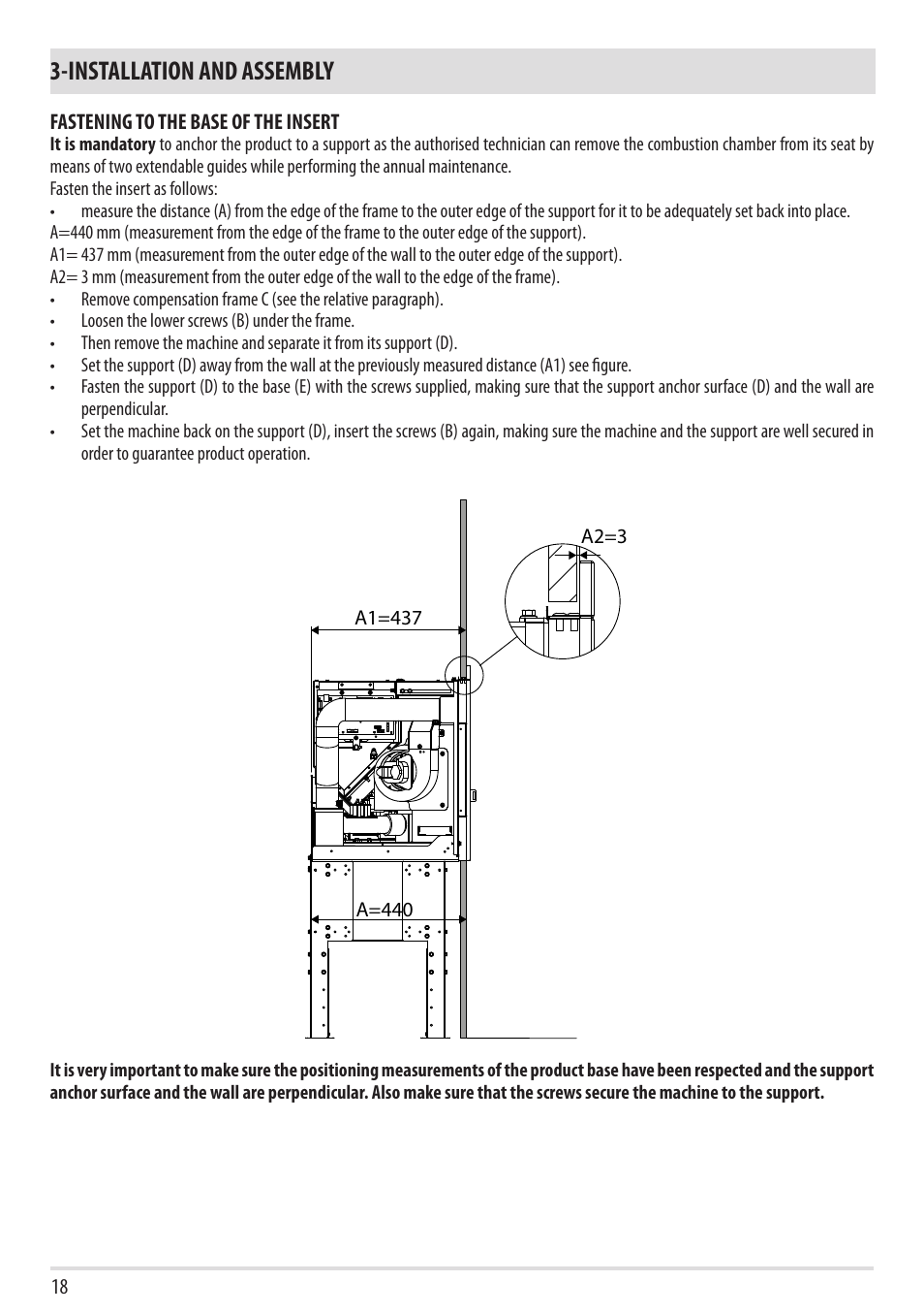 Installation and assembly | MCZ Boxtherm 60 Pellet User Manual | Page 20 / 52