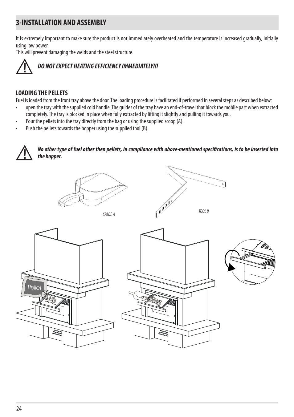 Installation and assembly | MCZ Boxtherm 60 Pellet User Manual | Page 26 / 52