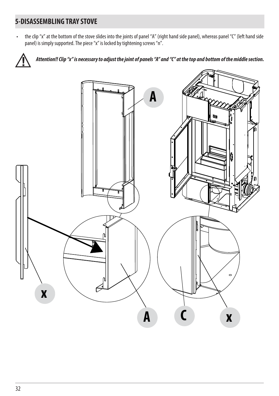 Xa a c | MCZ Cap NATURAL User Manual | Page 34 / 76