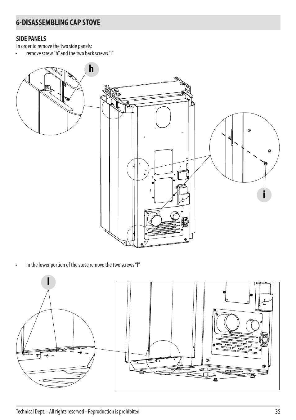 Hi l | MCZ Cap NATURAL User Manual | Page 37 / 76