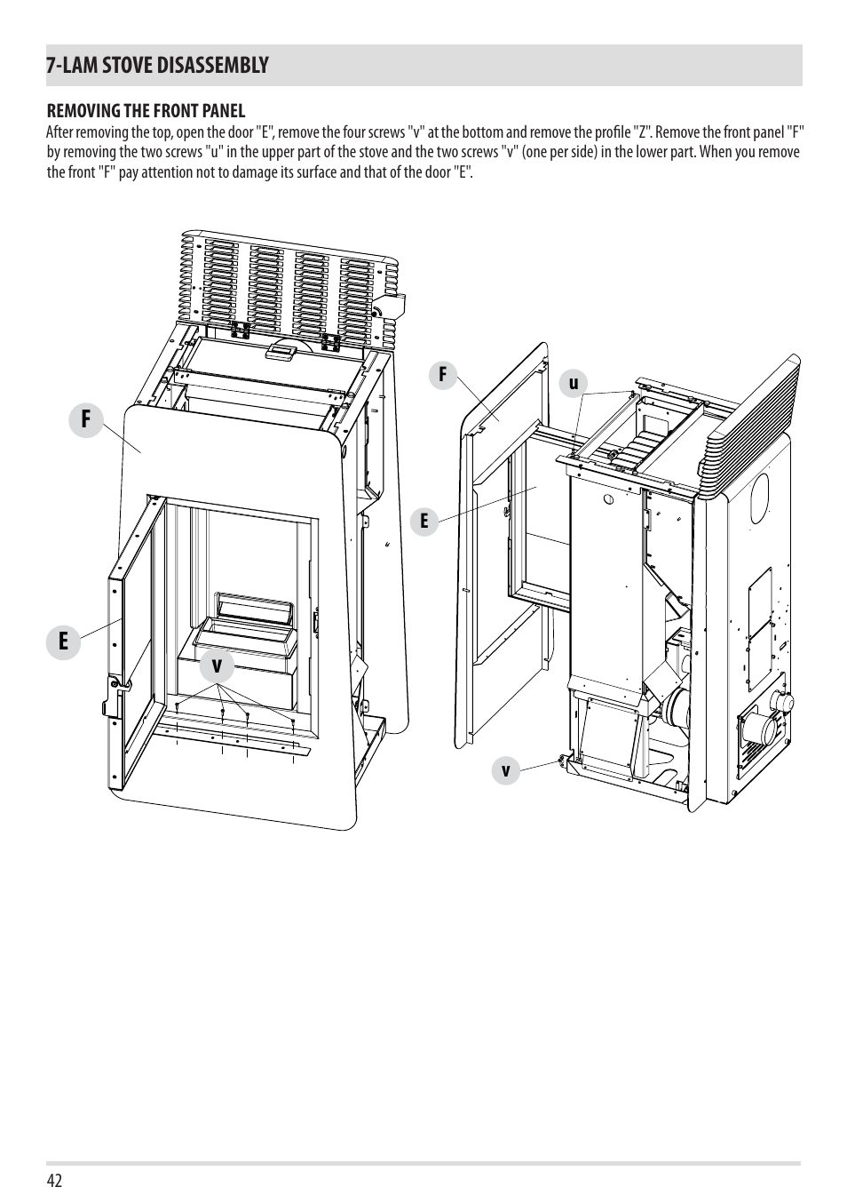 Fe v | MCZ Cap NATURAL User Manual | Page 44 / 76