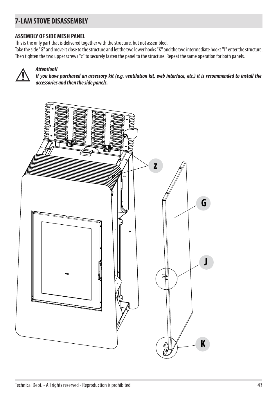 Zj k g | MCZ Cap NATURAL User Manual | Page 45 / 76