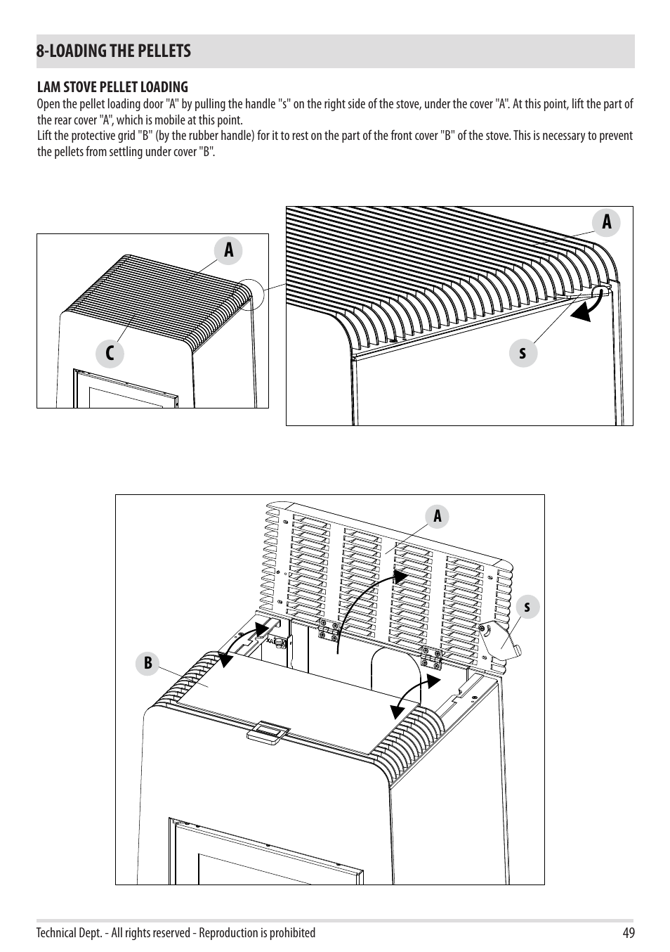 Ac s | MCZ Cap NATURAL User Manual | Page 51 / 76