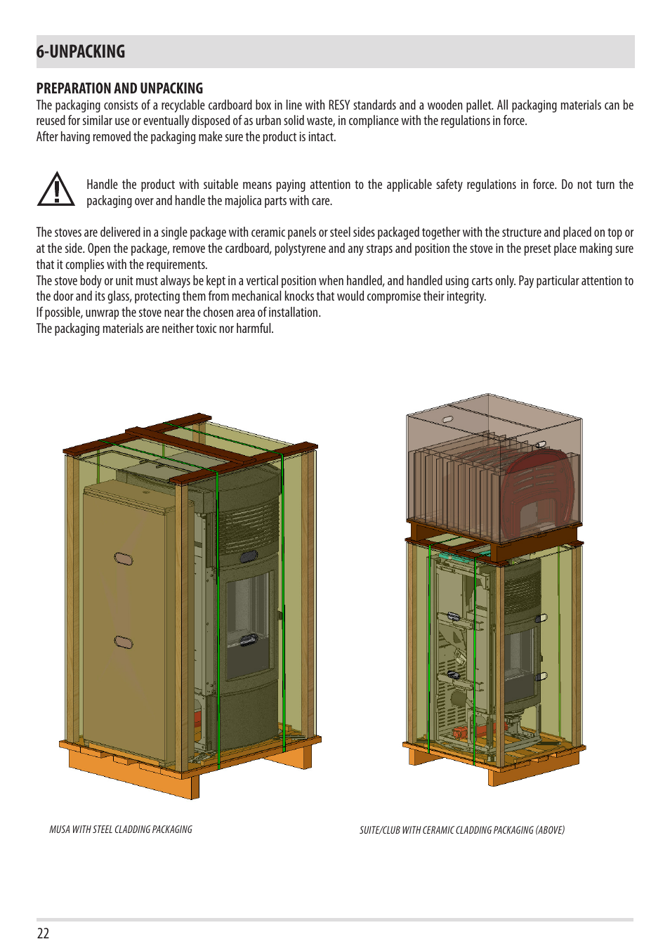 Unpacking | MCZ Club 2.0 AIR User Manual | Page 24 / 76