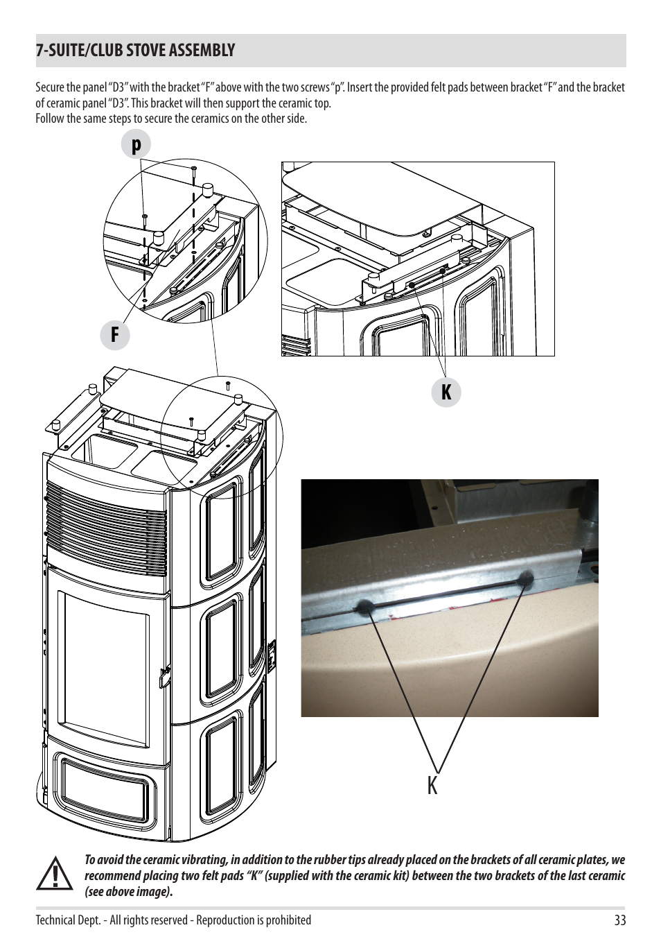 Pf k | MCZ Club 2.0 AIR User Manual | Page 35 / 76