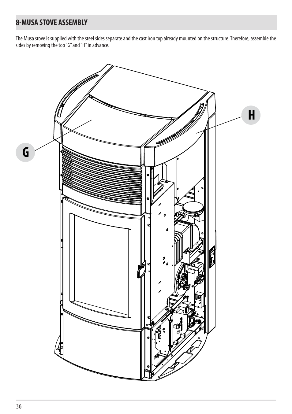 MCZ Club 2.0 AIR User Manual | Page 38 / 76