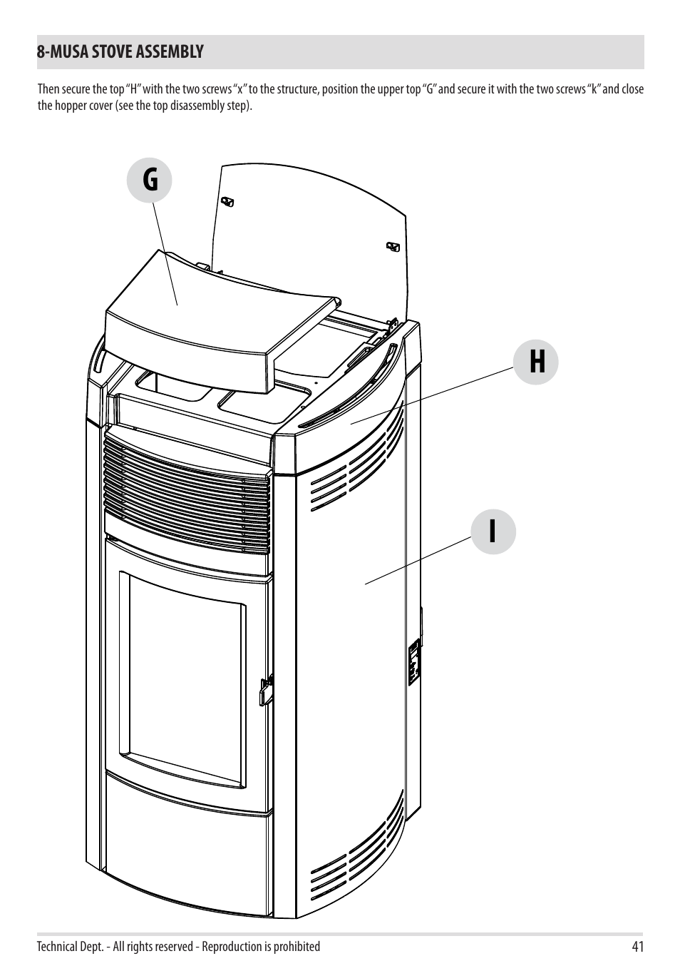 Hg i | MCZ Club 2.0 AIR User Manual | Page 43 / 76