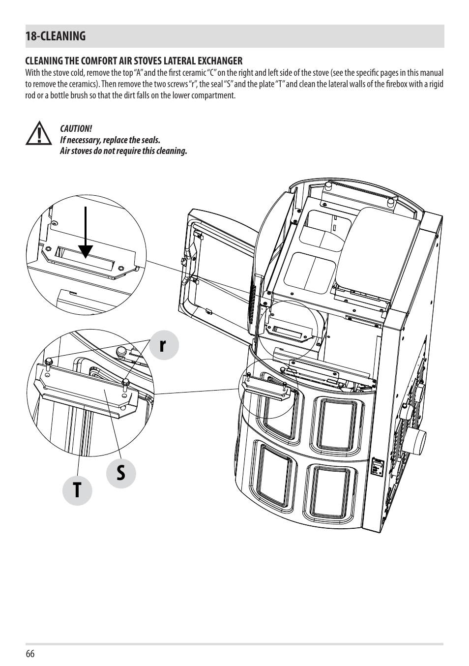 Ts r | MCZ Club 2.0 AIR User Manual | Page 68 / 76