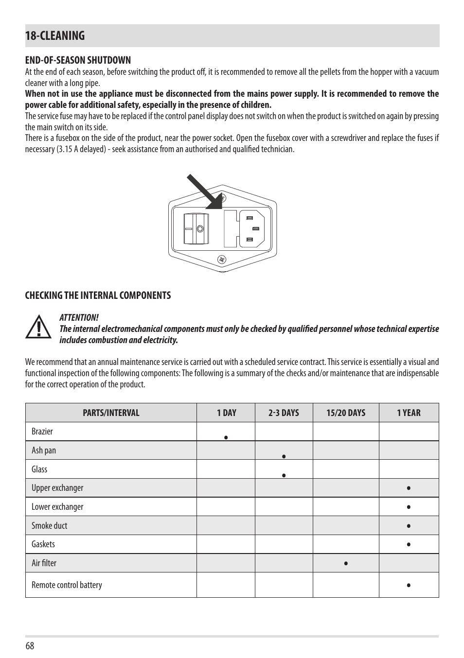 MCZ Club 2.0 AIR User Manual | Page 70 / 76