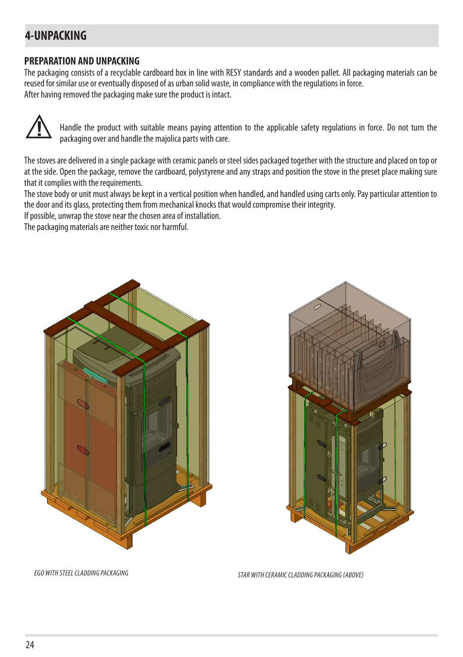 Unpacking | MCZ Ego 2.0 AIR User Manual | Page 26 / 75