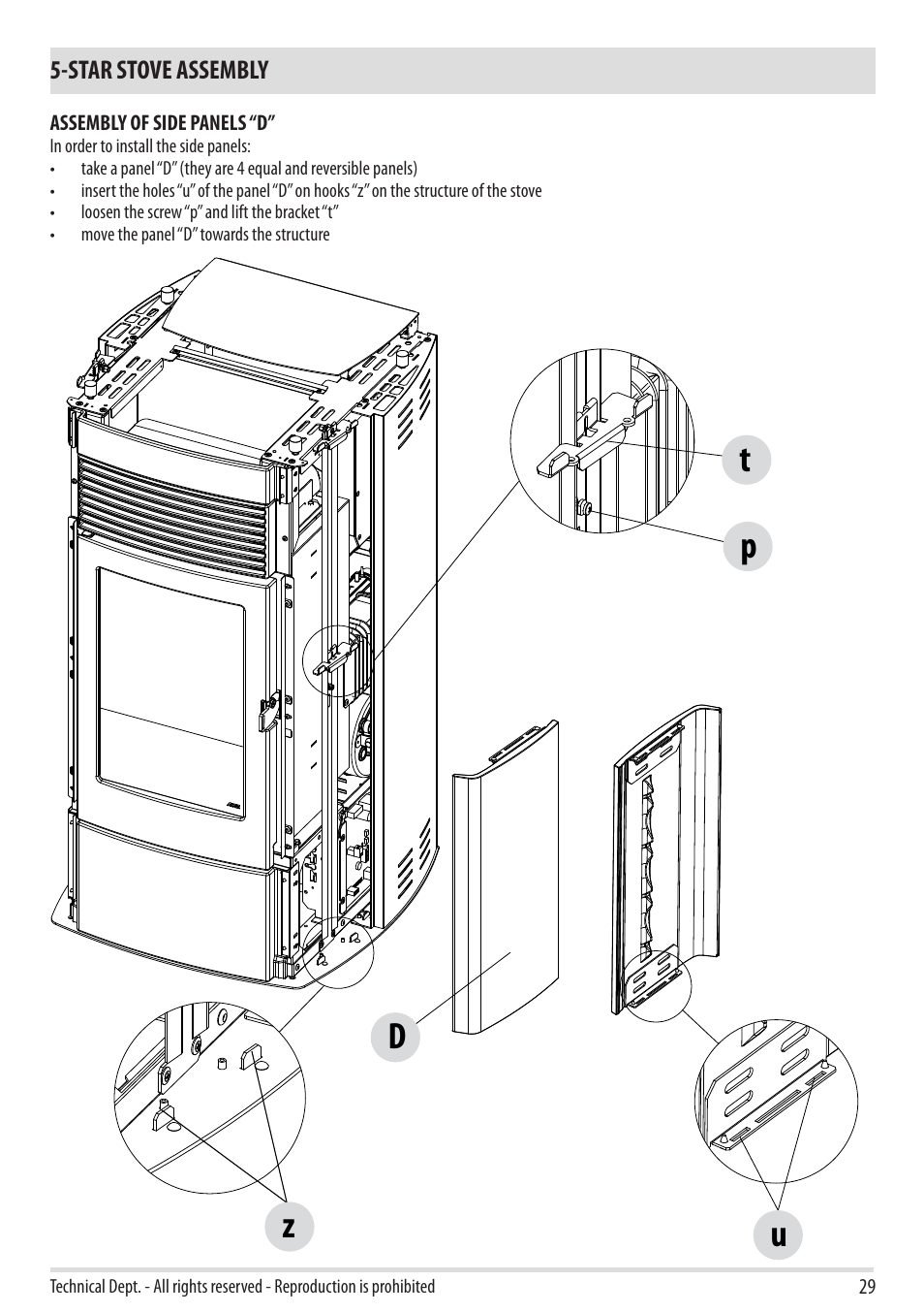 Zu d t p | MCZ Ego 2.0 AIR User Manual | Page 31 / 75