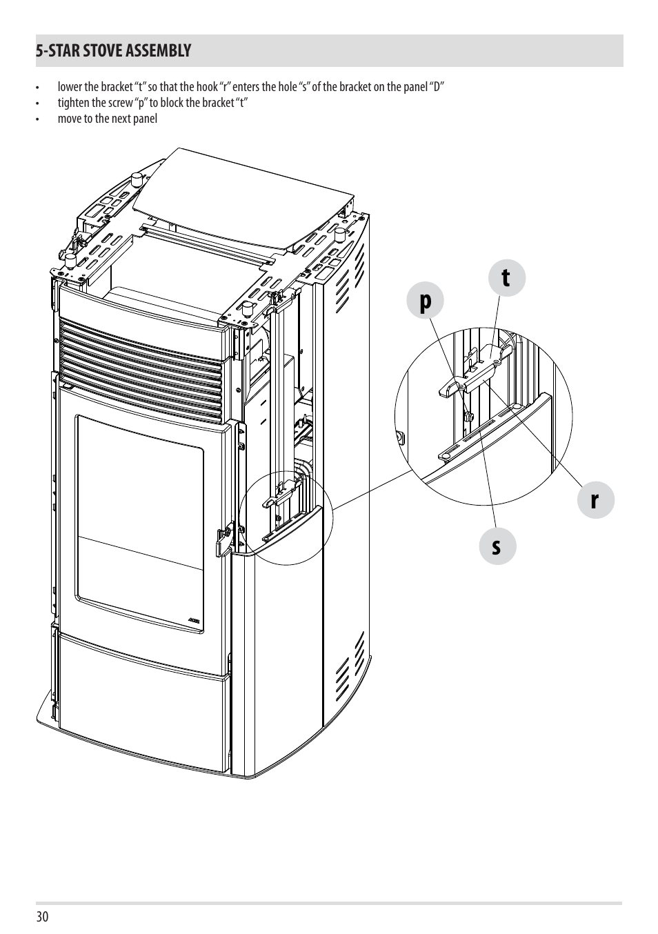Tp s r | MCZ Ego 2.0 AIR User Manual | Page 32 / 75