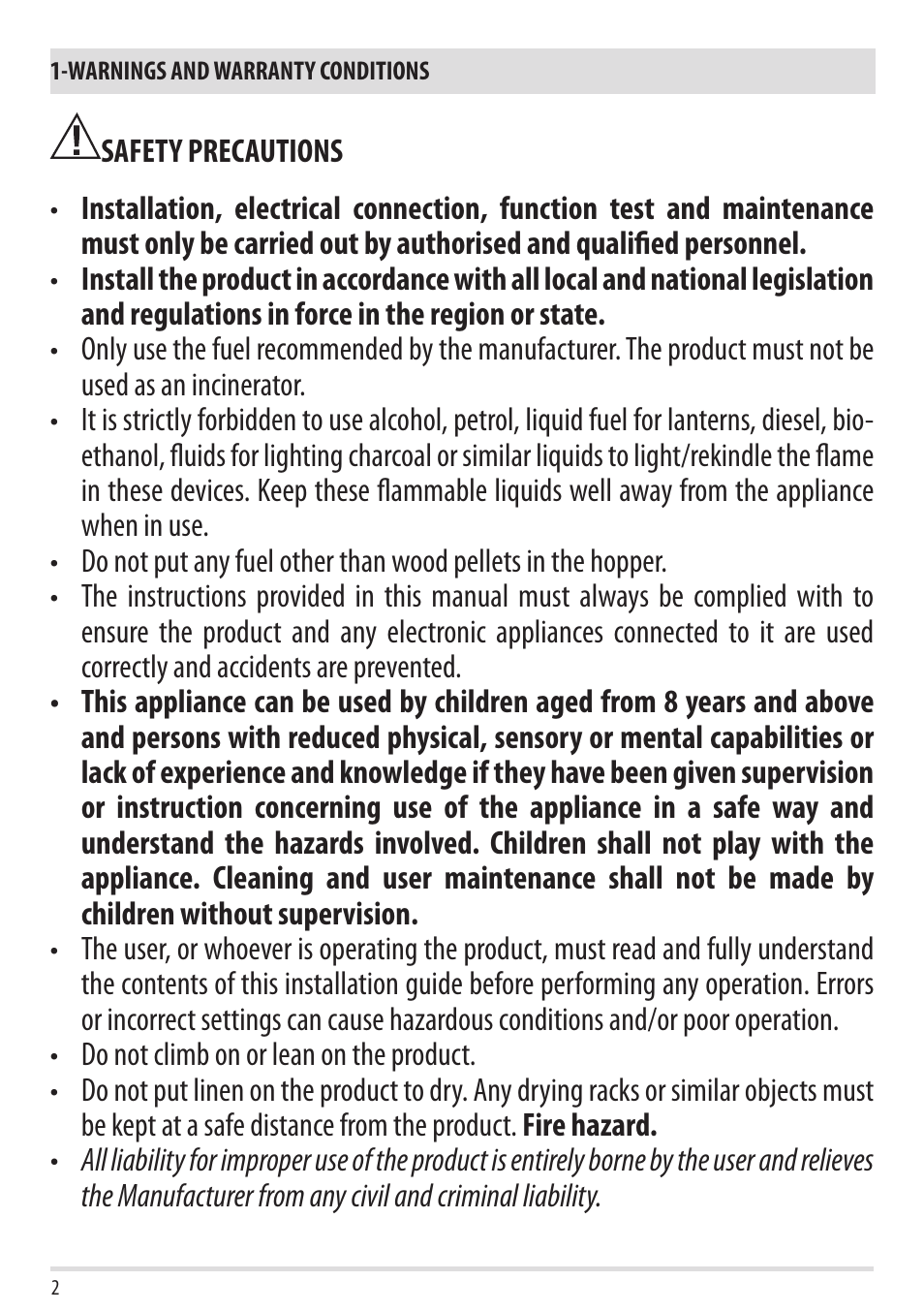 MCZ Ego 2.0 AIR User Manual | Page 4 / 75