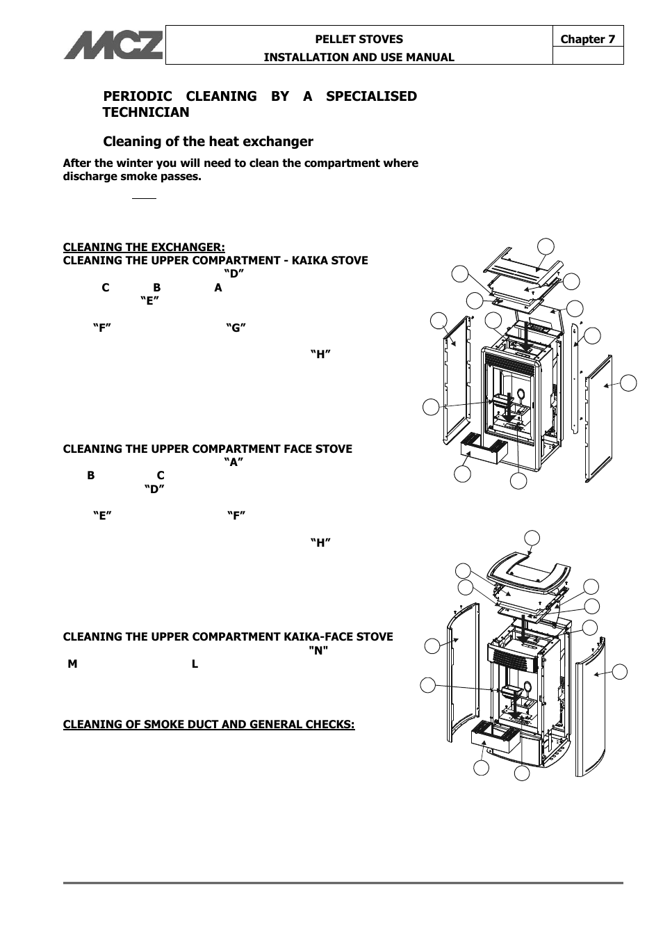 MCZ Face User Manual | Page 51 / 57