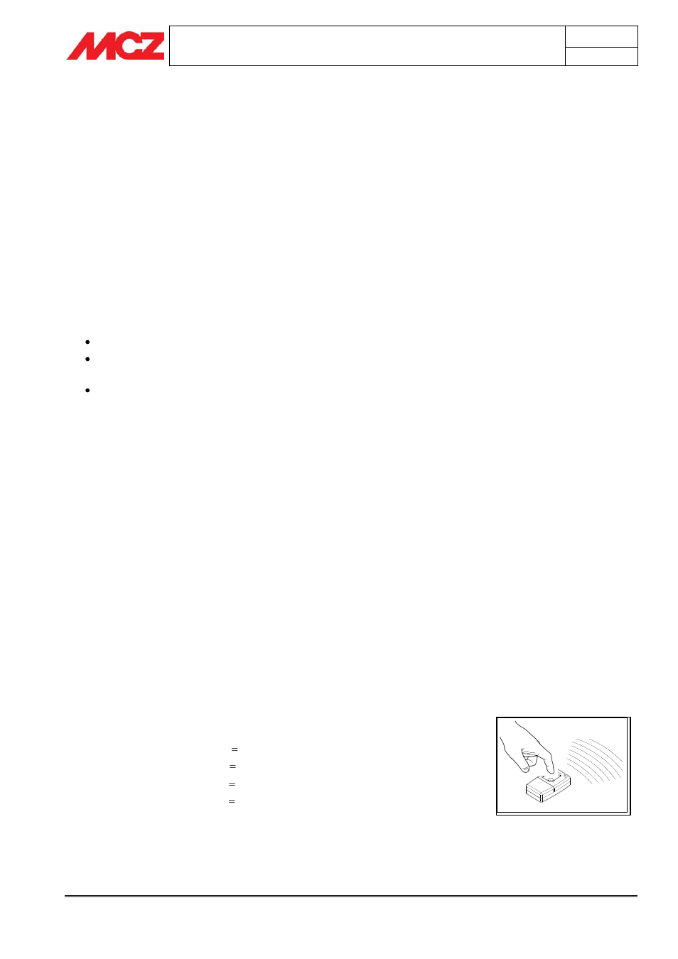 Operation of control unit fc 715, Radio remote control, Turning on and off | Manual mode | MCZ FC700-715 - 180+180 m3/h User Manual | Page 14 / 17