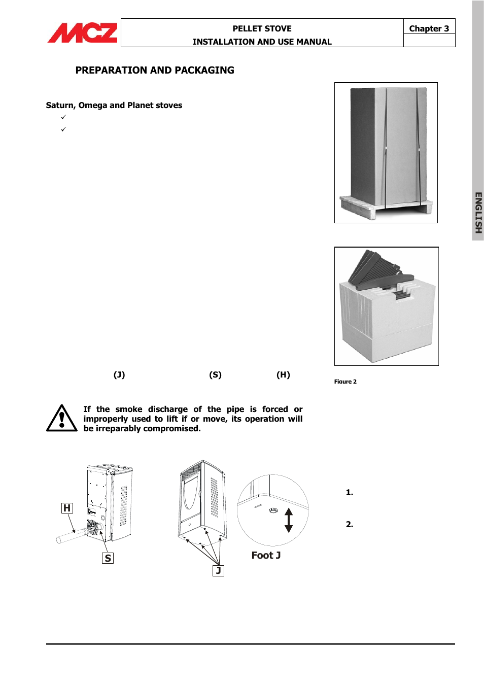 MCZ Omega '05 User Manual | Page 23 / 62