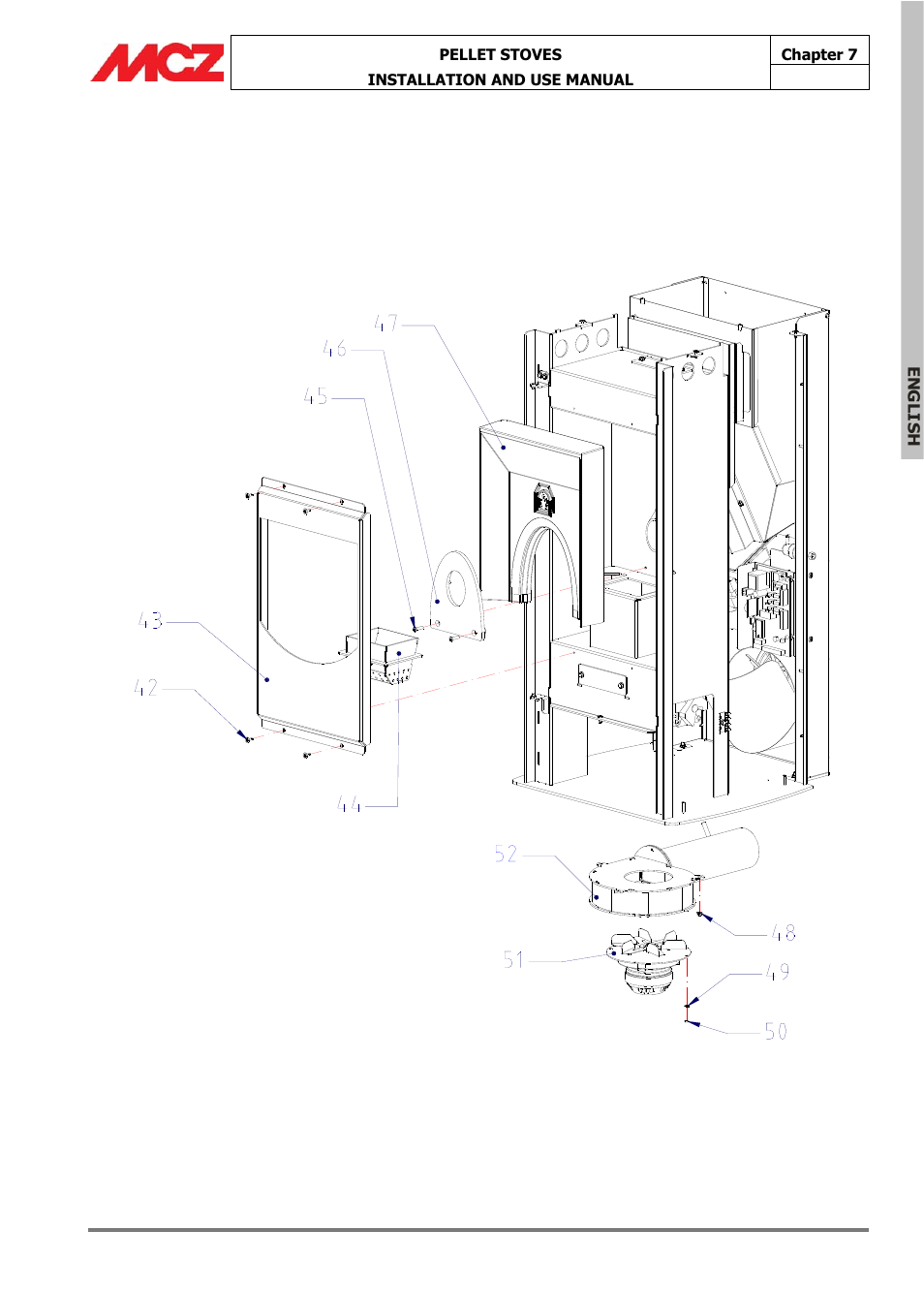 MCZ Omega '05 User Manual | Page 53 / 62