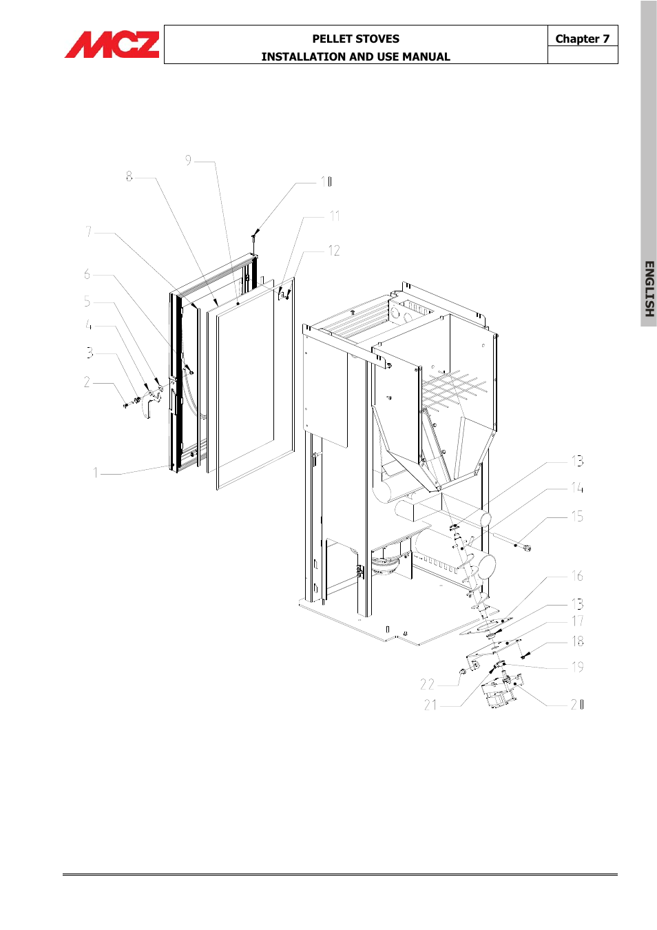 MCZ Omega '05 User Manual | Page 58 / 62
