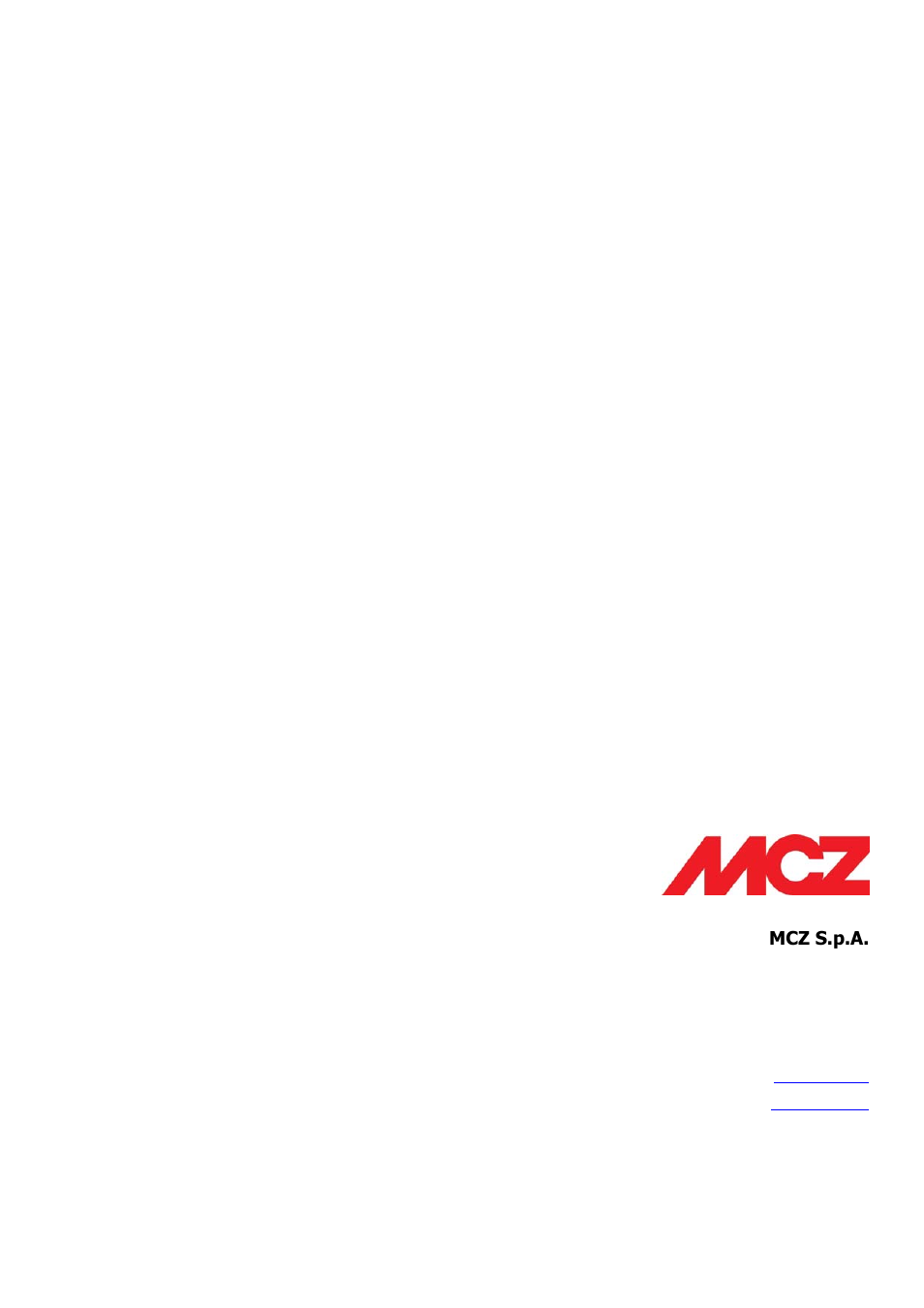 MCZ Omega '05 User Manual | Page 62 / 62
