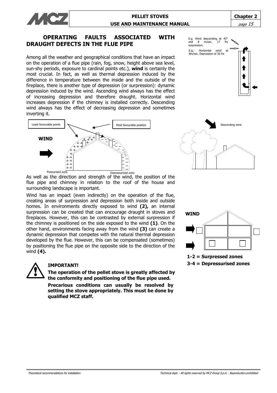 MCZ Philo User Manual | Page 15 / 46