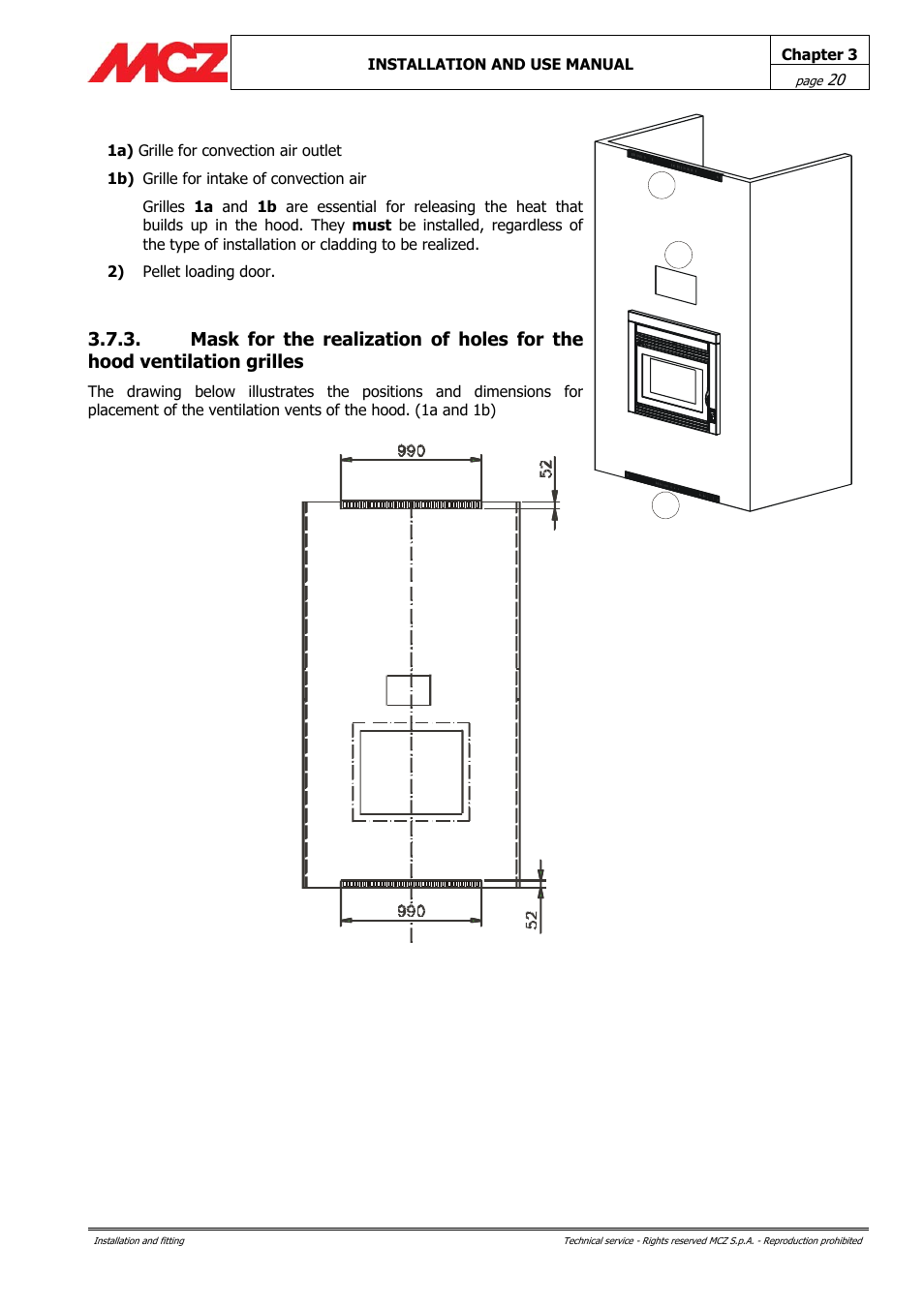 MCZ PowerBox COMPACT User Manual | Page 20 / 56