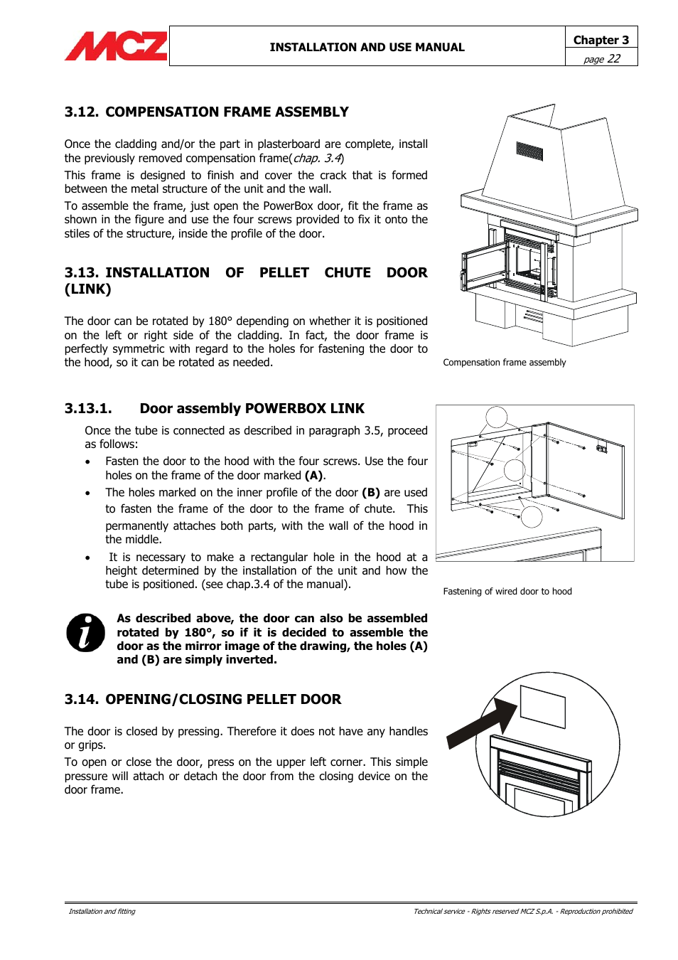 Ba b | MCZ PowerBox COMPACT User Manual | Page 22 / 56