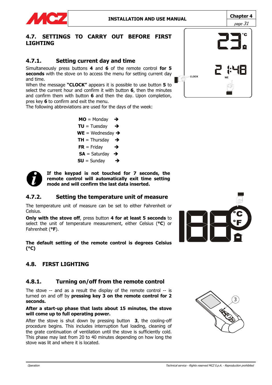 MCZ PowerBox COMPACT User Manual | Page 31 / 56