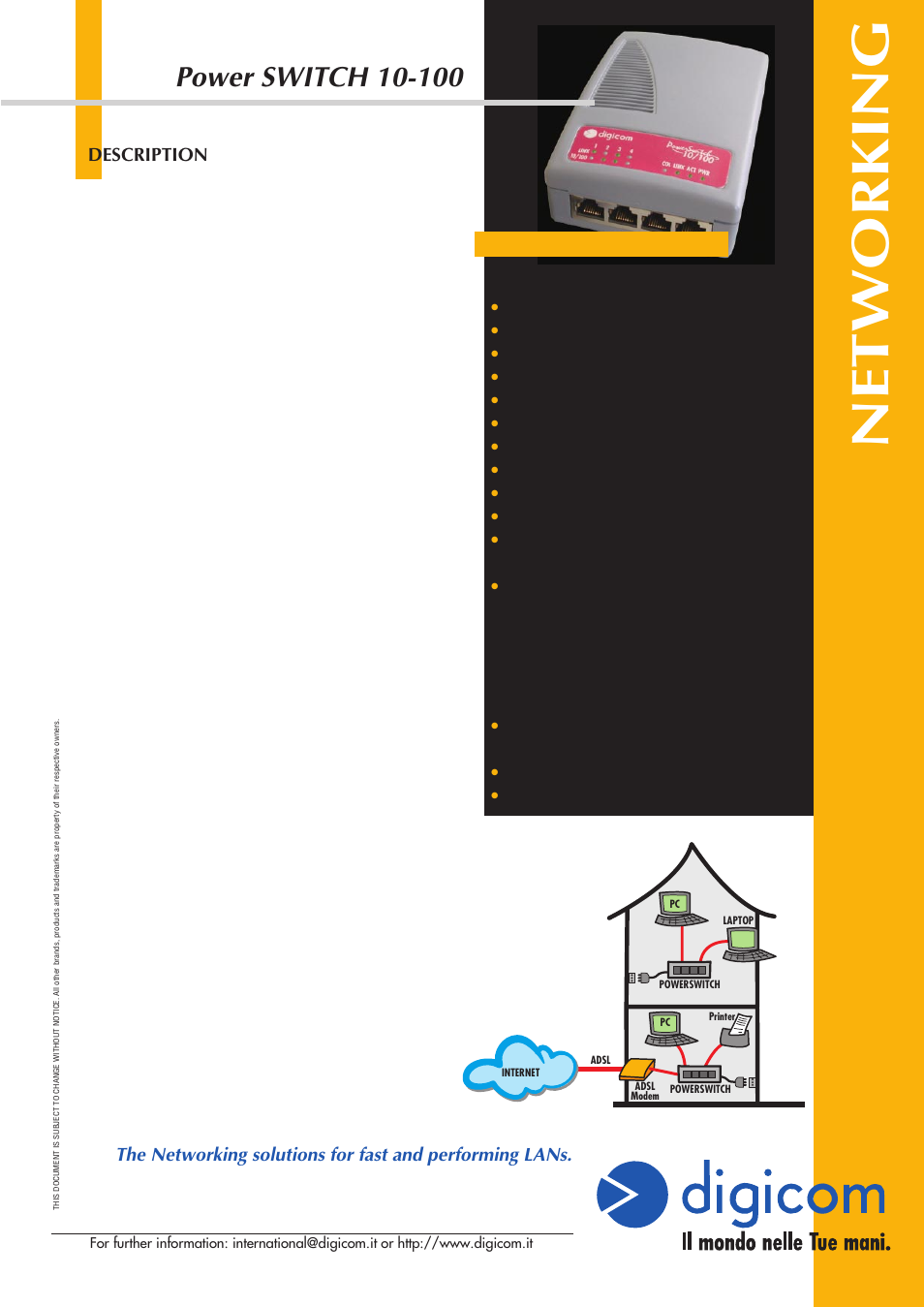 Digicom 8D5505 User Manual | 1 page