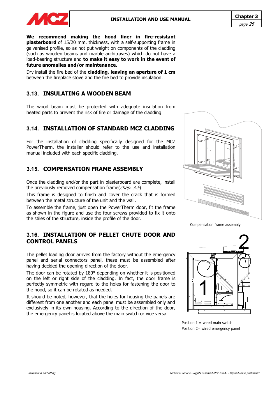 MCZ PowerTherm User Manual | Page 26 / 61