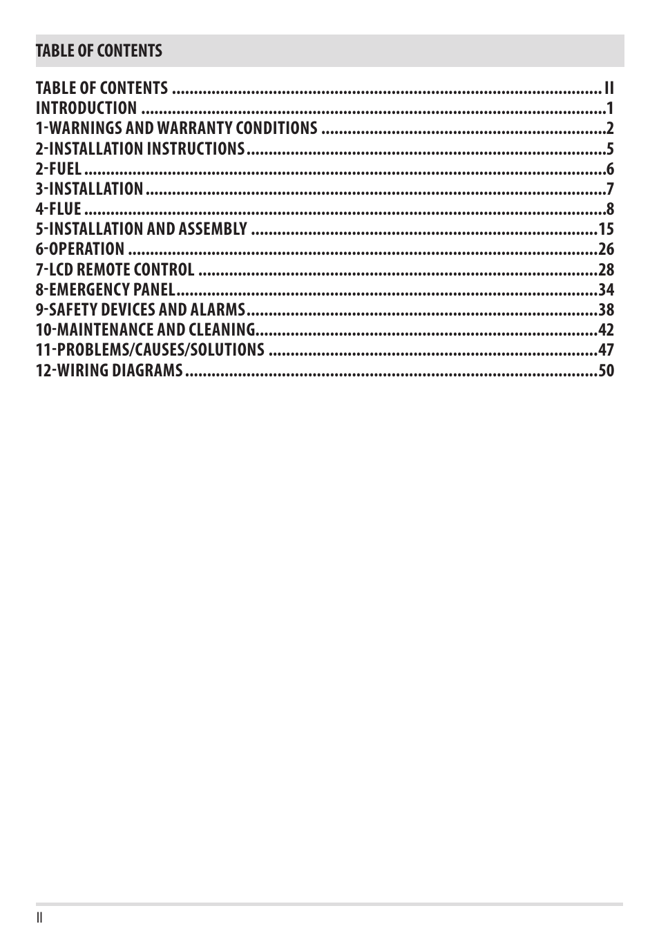 MCZ Tube 2013 User Manual | Page 2 / 56