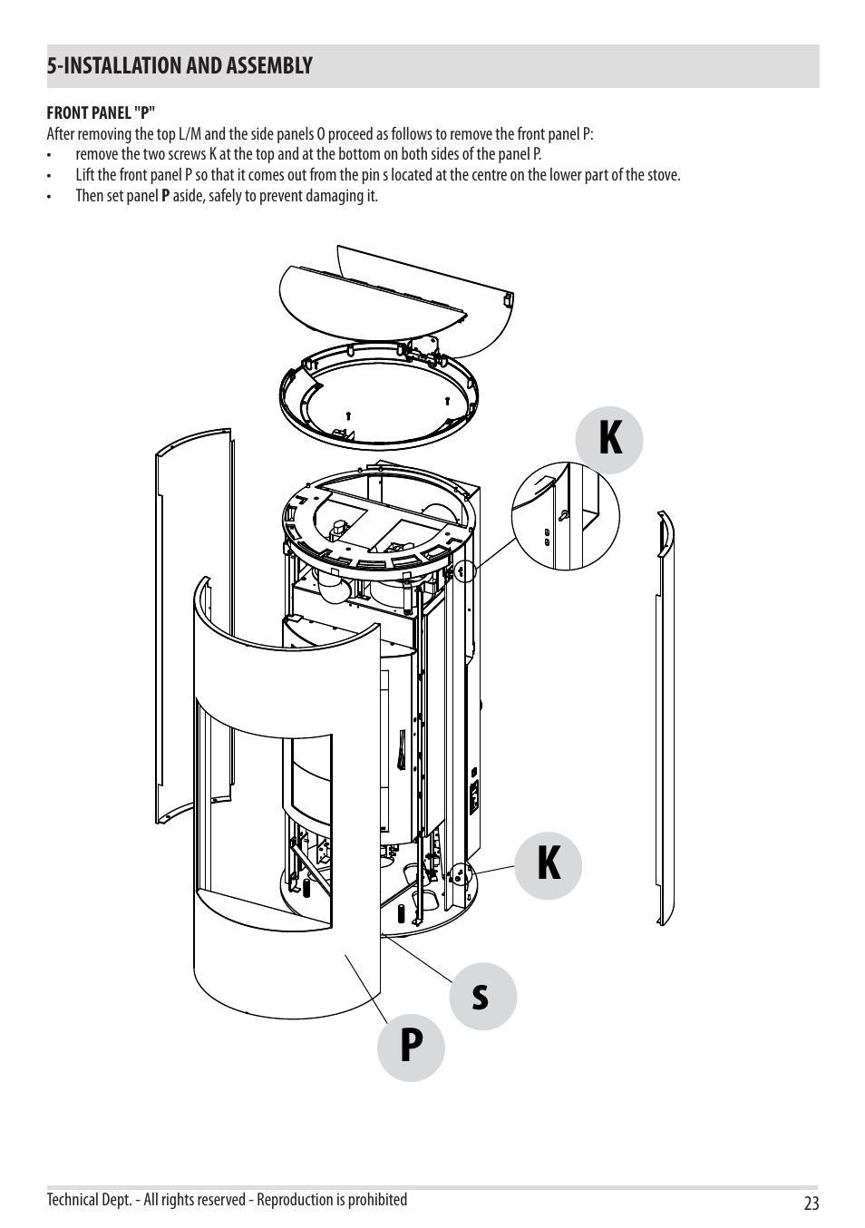 Kp k s | MCZ Tube 2013 User Manual | Page 25 / 56