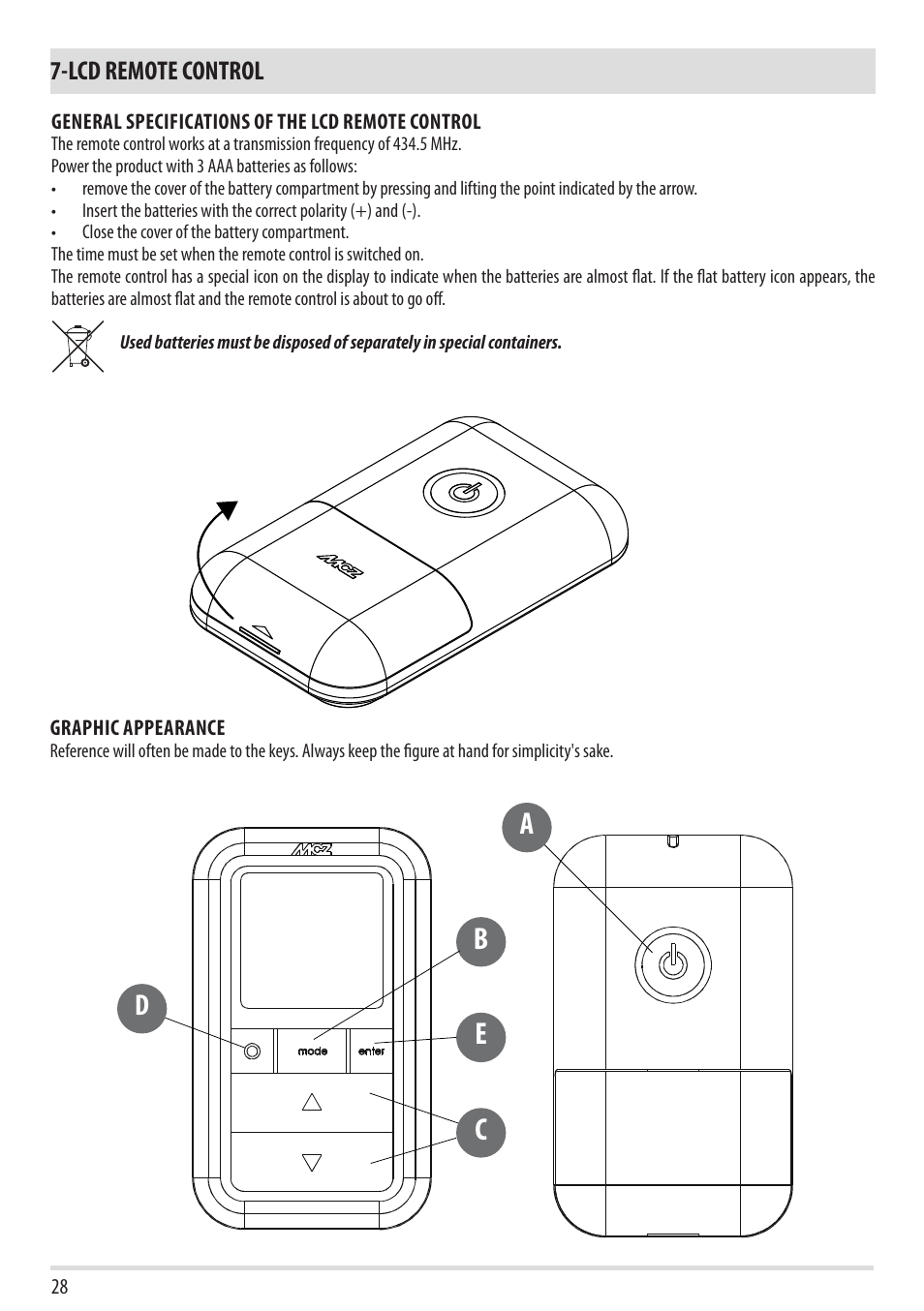 Ab e c | MCZ Tube 2013 User Manual | Page 30 / 56