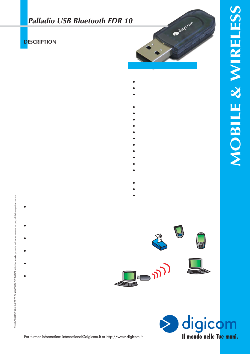 Digicom EDR 10 User Manual | 1 page