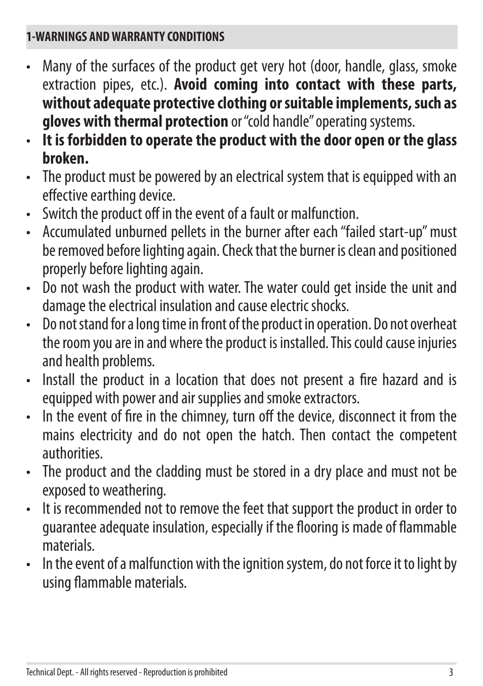 MCZ Vivo 90 Pellet Comfort Air User Manual | Page 5 / 64