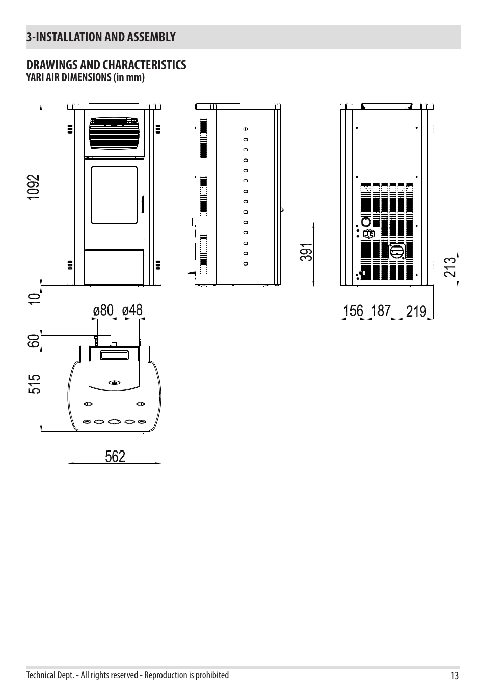 MCZ Yari AIR User Manual | Page 15 / 55