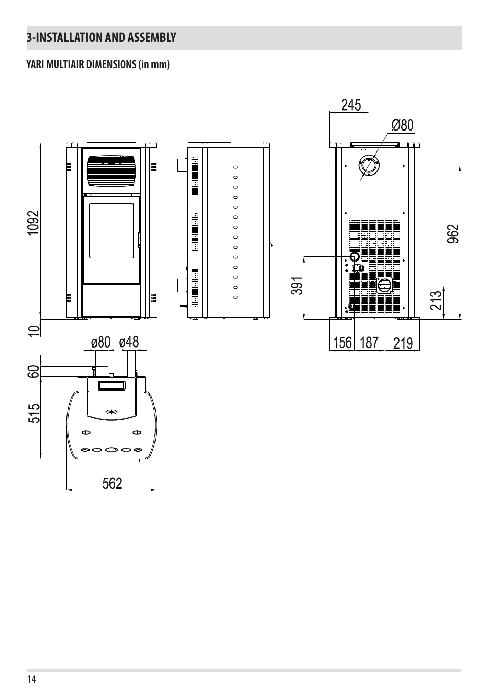 MCZ Yari AIR User Manual | Page 16 / 55
