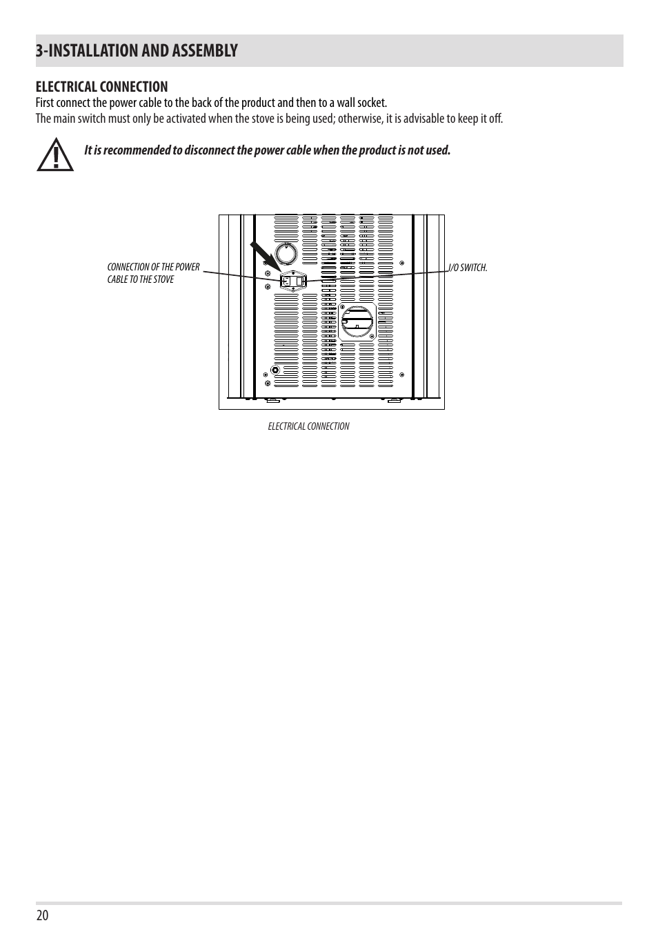 Installation and assembly | MCZ Yari AIR User Manual | Page 22 / 55