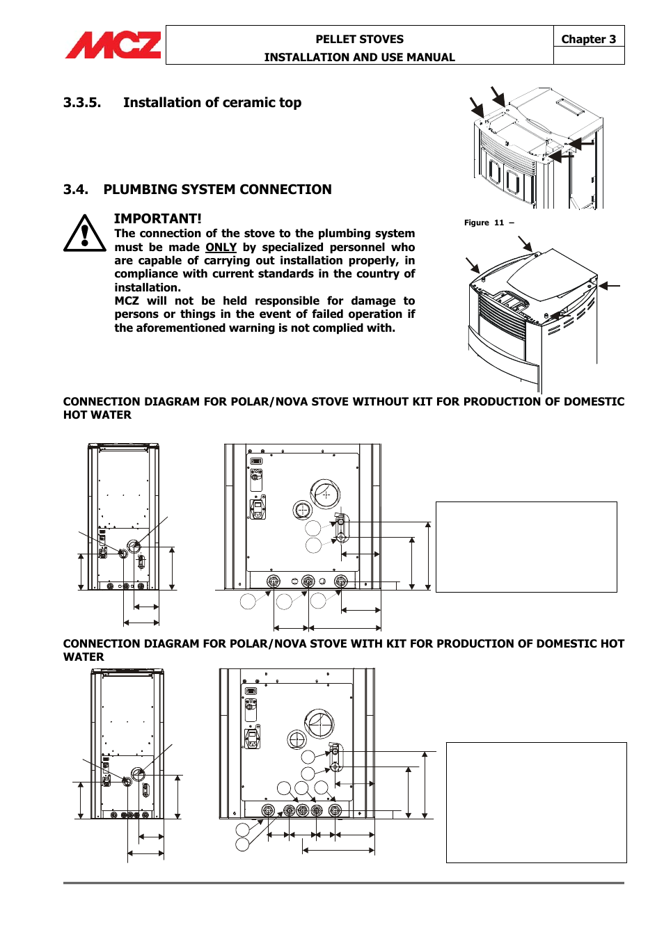 MCZ Athos HYDRO 14 kW User Manual | Page 26 / 65