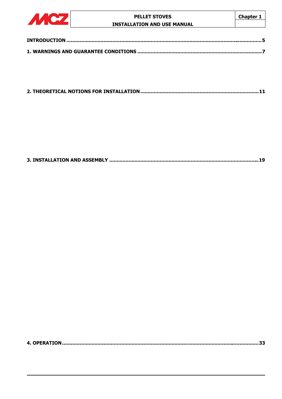 MCZ Athos HYDRO 14 kW User Manual | Page 3 / 65