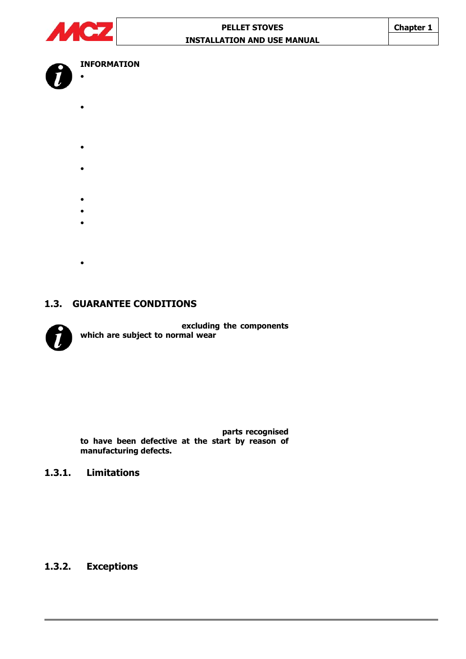 MCZ Athos HYDRO 14 kW User Manual | Page 9 / 65