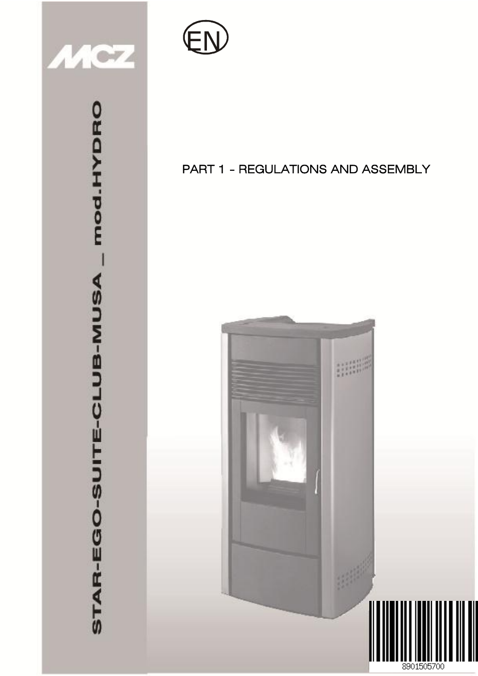 MCZ Club HYDRO 15 kW User Manual | 48 pages