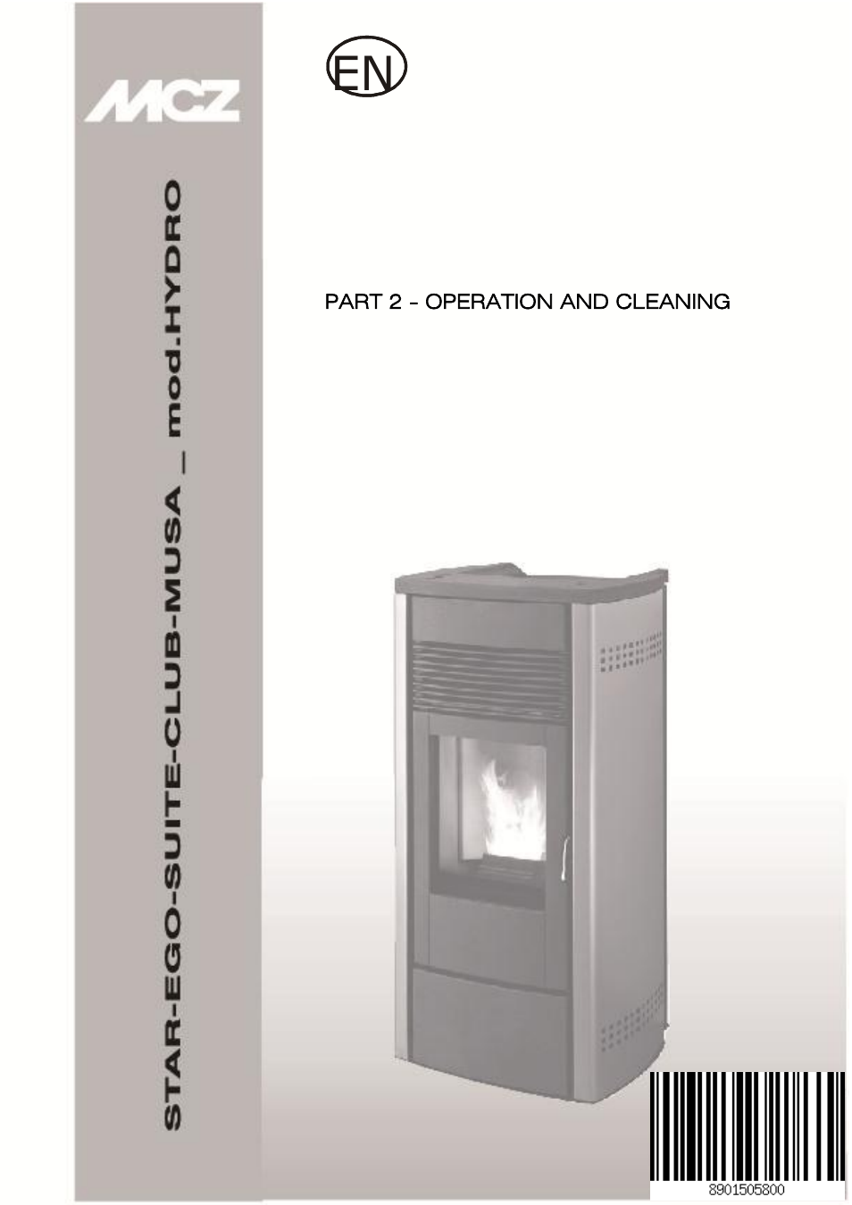 MCZ Club HYDRO 15 kW User Manual | 44 pages