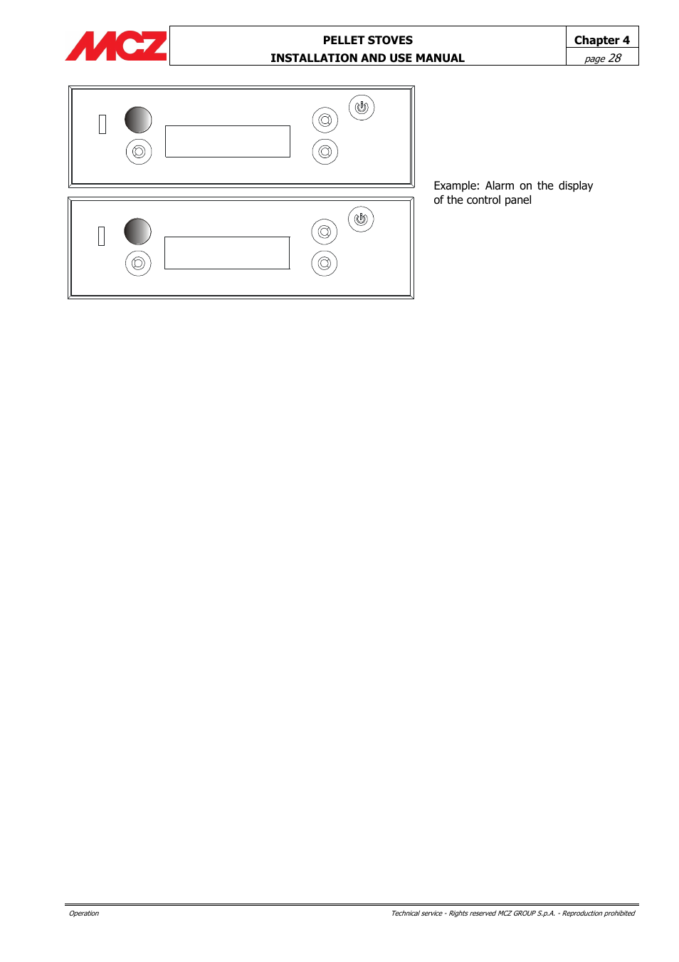 MCZ Club HYDRO 15 kW User Manual | Page 28 / 44