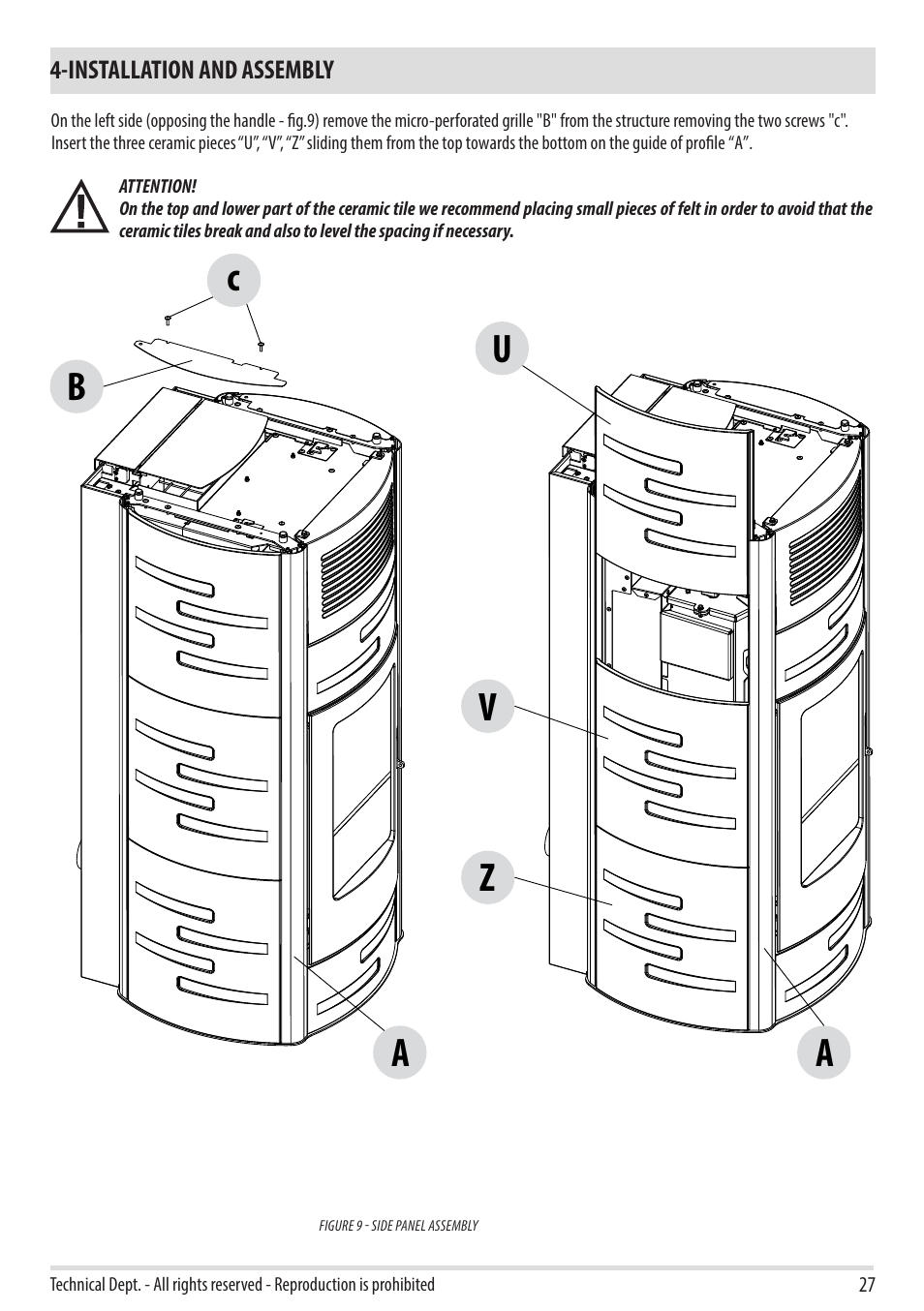 MCZ Duo HYDRO AIR User Manual | Page 29 / 40