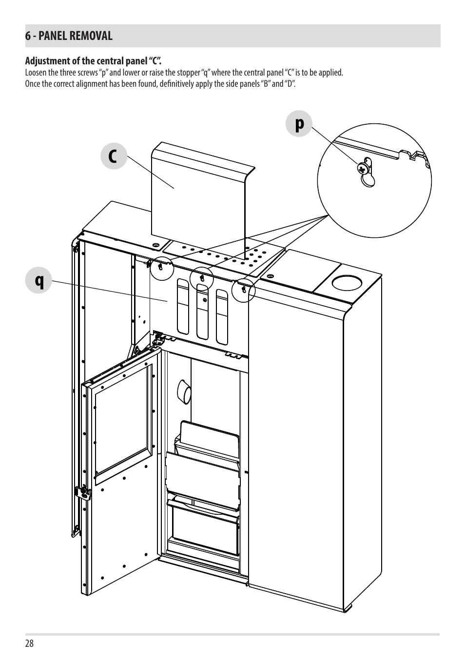 Pc q | MCZ Flux HYDRO User Manual | Page 30 / 44