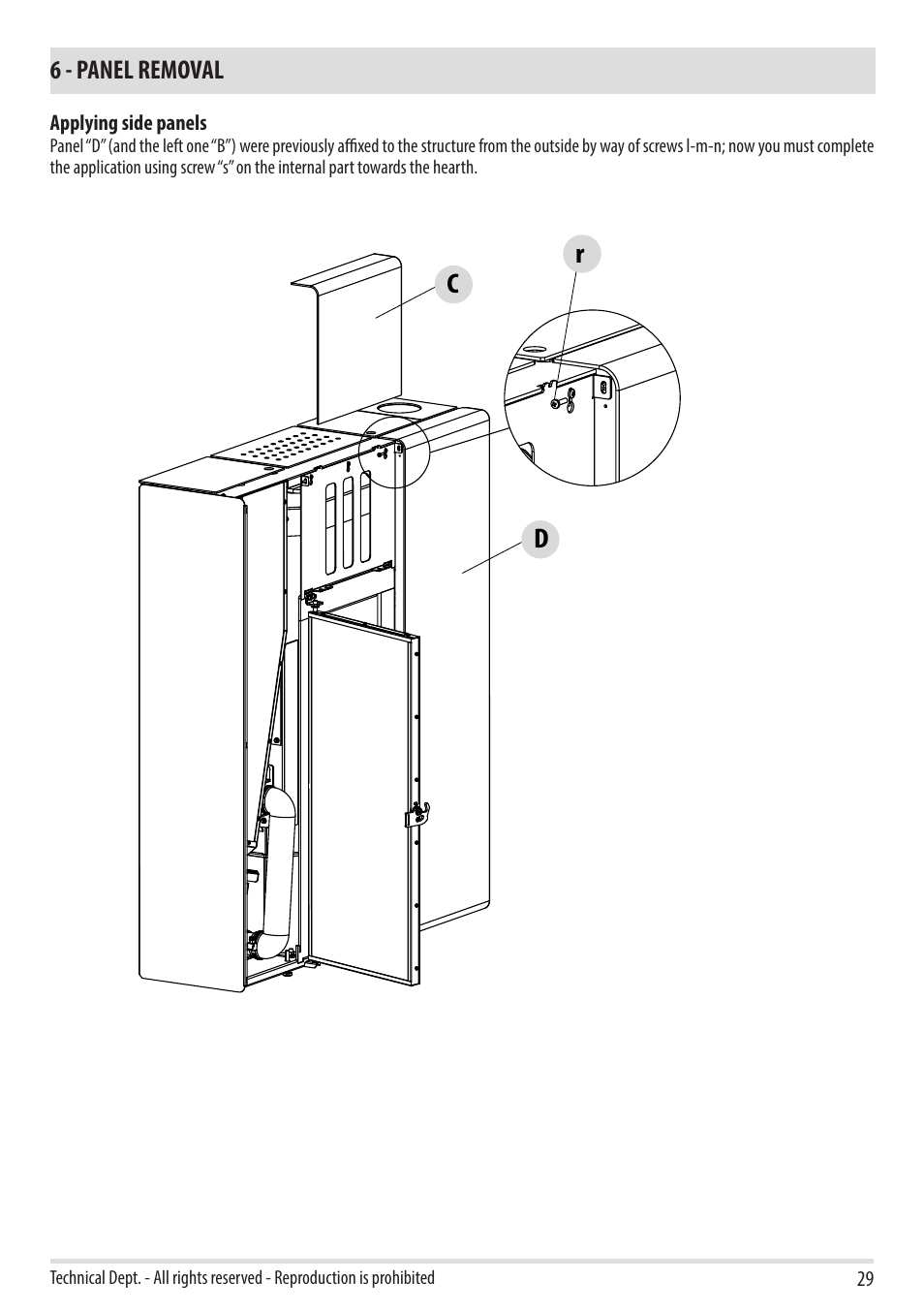 Cr d | MCZ Flux HYDRO User Manual | Page 31 / 44
