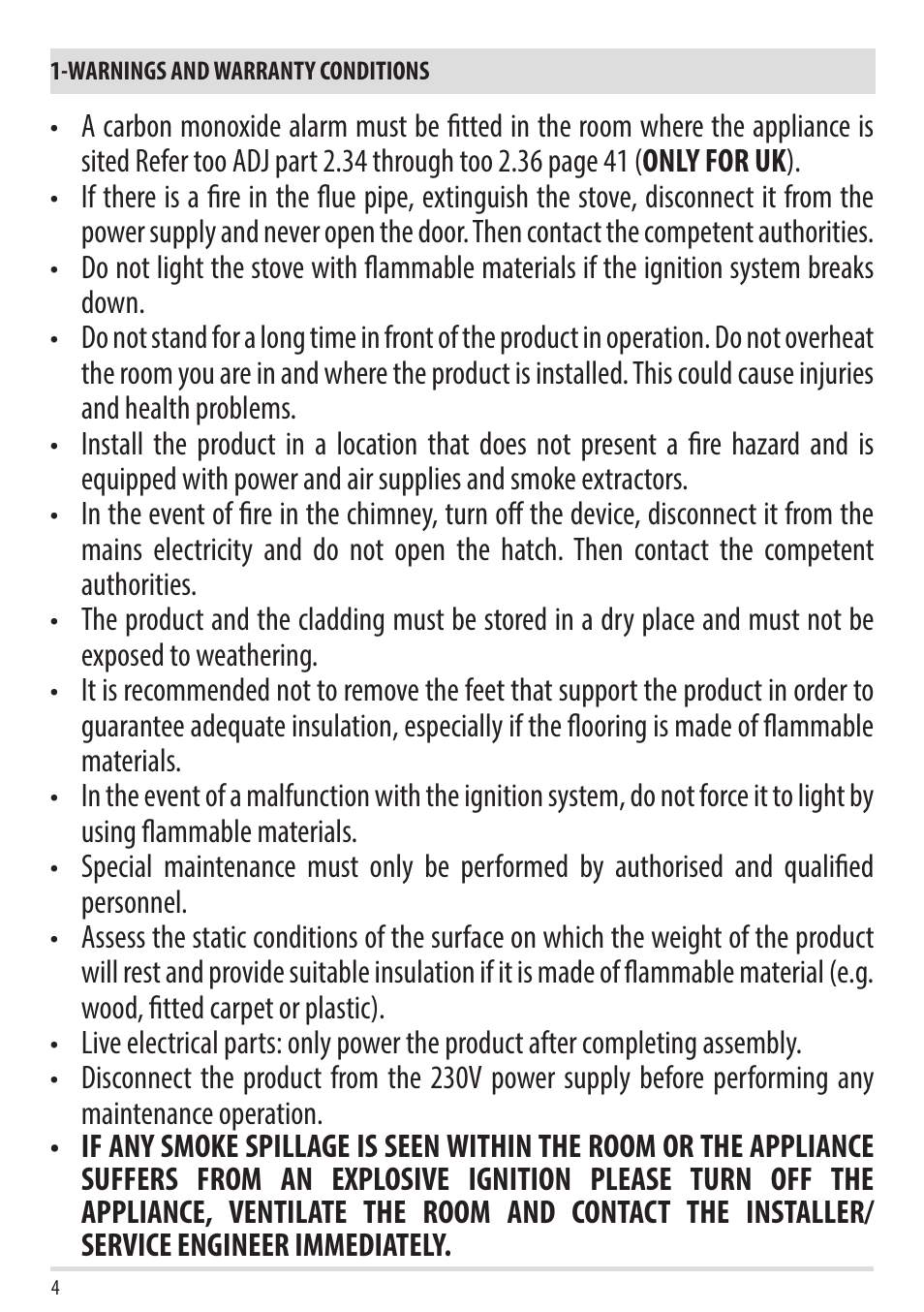 MCZ Swing HYDRO User Manual | Page 6 / 40