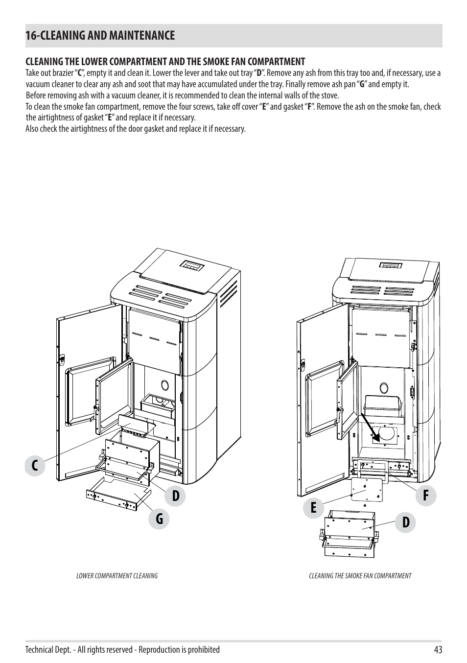 MCZ Swing HYDRO User Manual | Page 43 / 52