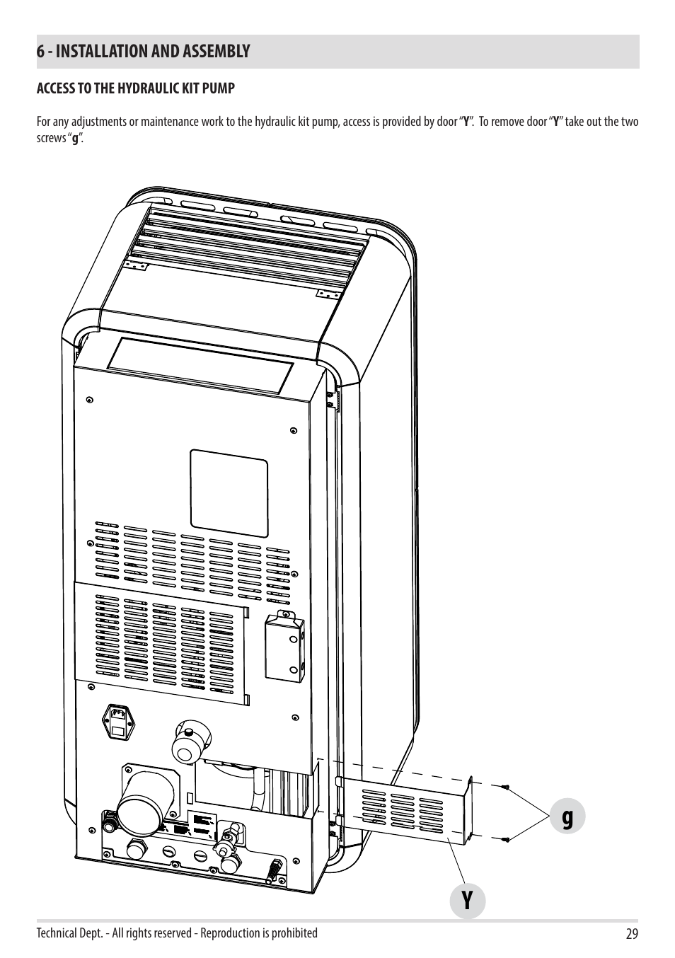 MCZ Toba HYDRO 22 User Manual | Page 31 / 44