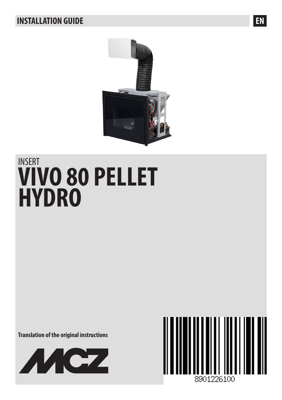 MCZ Vivo 80 Pellet HYDRO User Manual | 74 pages